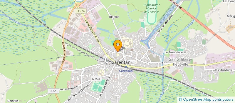 localisation de l'entreprise INDIVISION SUCCESSORALE LEBAS JEAN  CARENTAN-LES-MARAIS