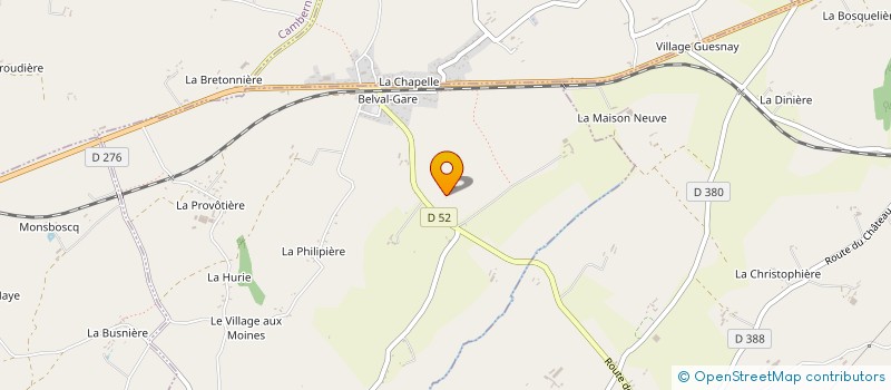 localisation de l'entreprise INDIVISION SUCCESSORALE LECLER à NOTRE-DAME-DE-CENILLY