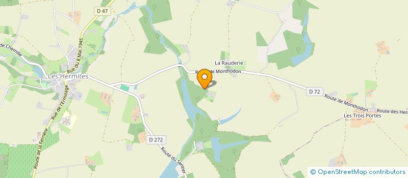 localisation de l'entreprise INDIVISION SUCCESSORALE LEROUX  LES HERMITES