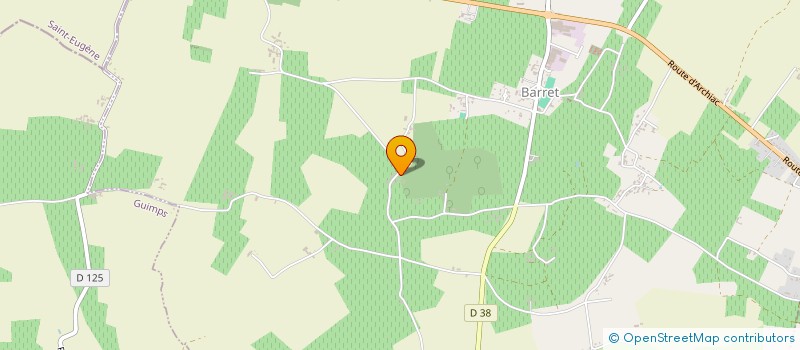 localisation de l'entreprise INDIVISION SUCCESSORALE MEDERIC BLANCHARD  BARRET