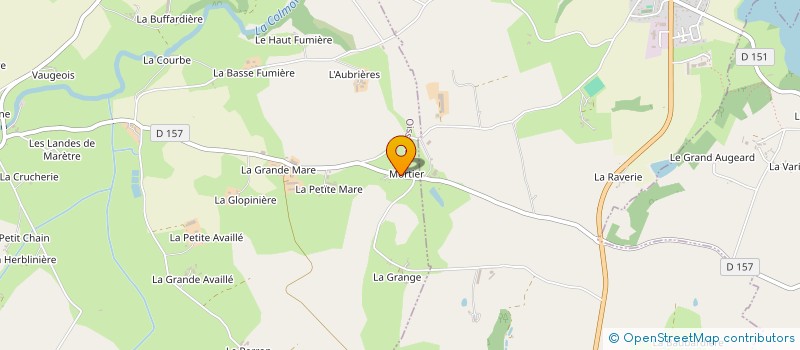 localisation de l'entreprise INDIVISION SUCCESSORALE MORICE à LA HAIE TRAVERSAINE