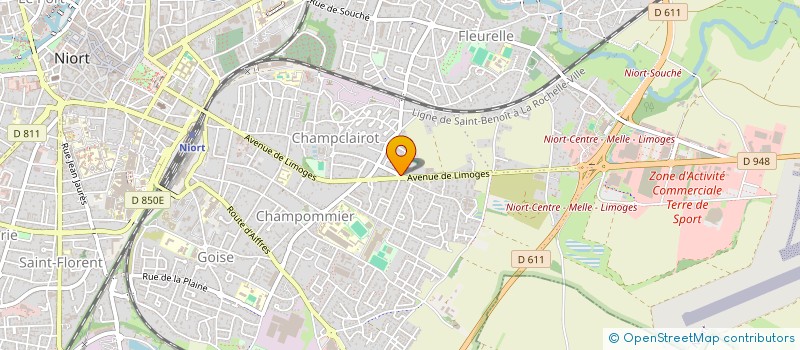 localisation de l'entreprise INDIVISION SUCCESSORALE PHILIPPE STEPHAN à NIORT