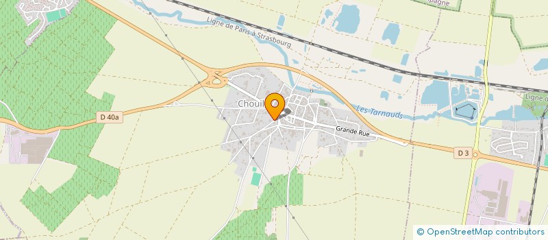 localisation de l'entreprise INDIVISION SUCCESSORALE QUINET ROULOT ELIANE  CHOUILLY