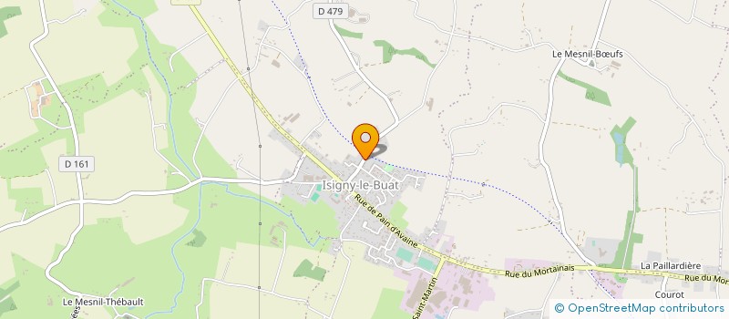 localisation de l'entreprise INDIVISION SUCCESSORALE SAUVE à ISIGNY-LE-BUAT