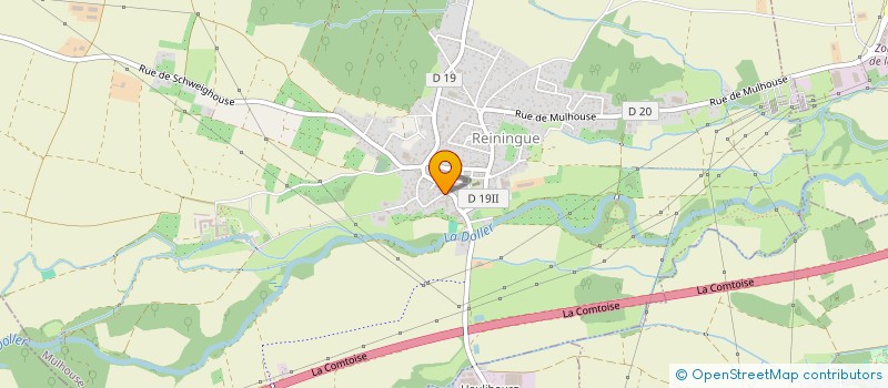 localisation de l'entreprise INDIVISION SUCCESSORALE ZURBACH GEORGES FILS  REININGUE