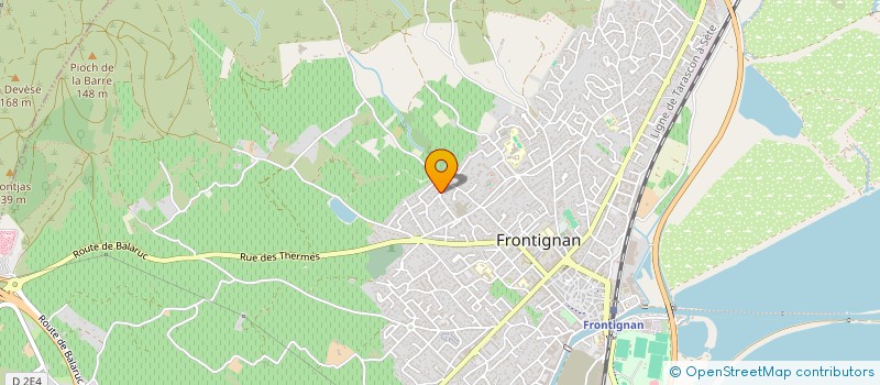 localisation de l'entreprise INDIVISION SUCESSION MICHELE VILBAS à FRONTIGNAN