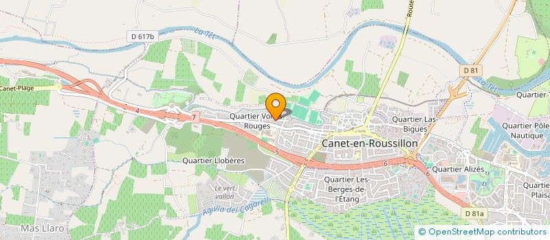 localisation de l'entreprise INDIVISION SUDRIA à CANET-EN-ROUSSILLON