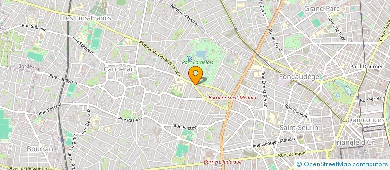 localisation de l'entreprise INDIVISION SUEDOIS ELIND  BORDEAUX