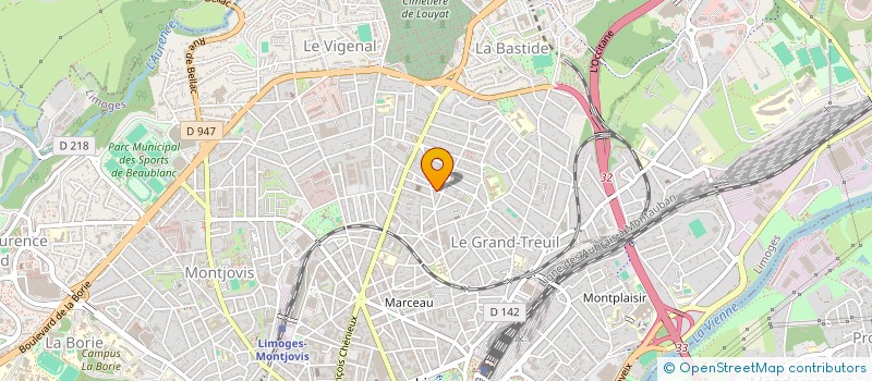 localisation de l'entreprise INDIVISION SUIDUREAU à LIMOGES