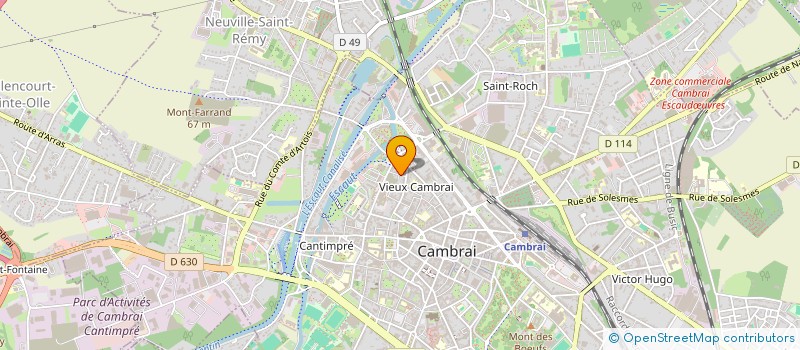 localisation de l'entreprise INDIVISION SULE SAUTIERE  CAMBRAI