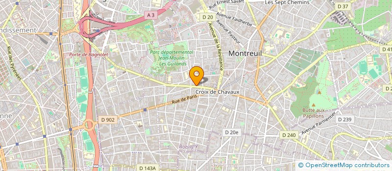 localisation de l'entreprise INDIVISION SUPPER FECI ECHARNI à MONTREUIL