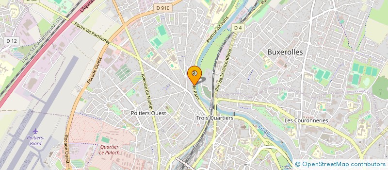 localisation de l'entreprise INDIVISION SUTCA  POITIERS