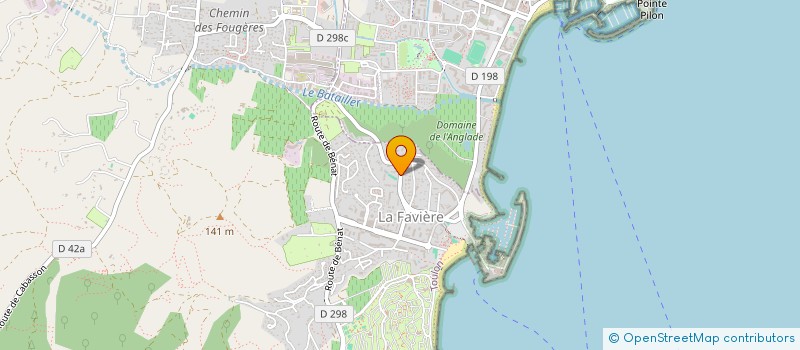 localisation de l'entreprise INDIVISION SUZANNE-AUDIBERT  BORMES-LES-MIMOSAS