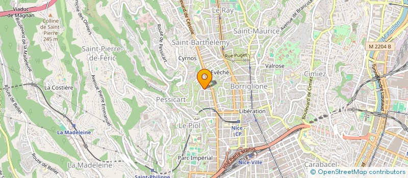 localisation de l'entreprise INDIVISION SVOBODA-MACHADO  NICE