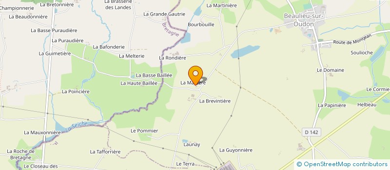 localisation de l'entreprise INDIVISION SYLVAIN BERDRIN  LOIRON-RUILLE