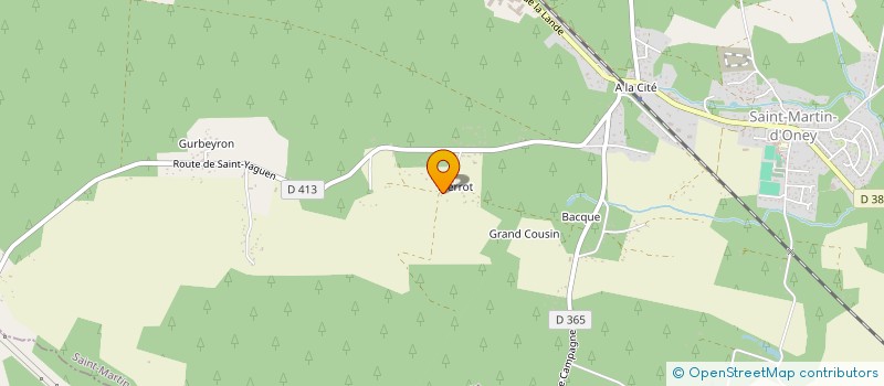 localisation de l'entreprise INDIVISION TACHON  SAINT MARTIN D'ONEY