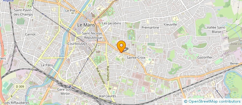 localisation de l'entreprise INDIVISION  TACHOT-DELAROCHE  LE MANS