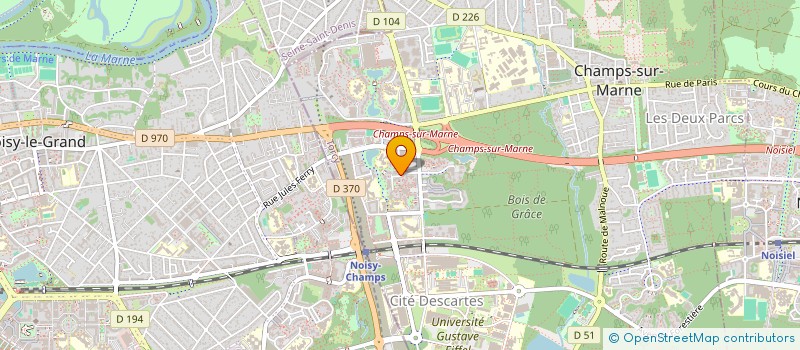 localisation de l'entreprise INDIVISION TAHRI DELAUDE  CHAMPS-SUR-MARNE