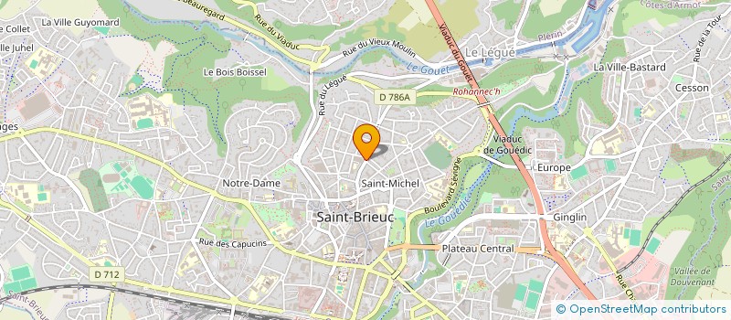 localisation de l'entreprise INDIVISION TAILLEFER - ALLOUIS à SAINT-BRIEUC