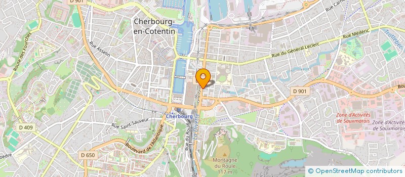 localisation de l'entreprise INDIVISION TAILLEMAN / LECOUTEUR JEAN-PHILIPPE ET SOPHIE  CHERBOURG-EN-COTENTIN