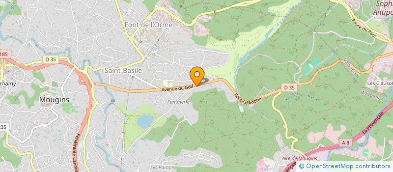 localisation de l'entreprise INDIVISION TALAYRA MIQUEL  MOUGINS