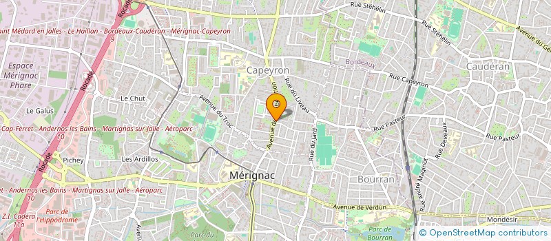 localisation de l'entreprise INDIVISION TALBOT DIAGATHE  MERIGNAC