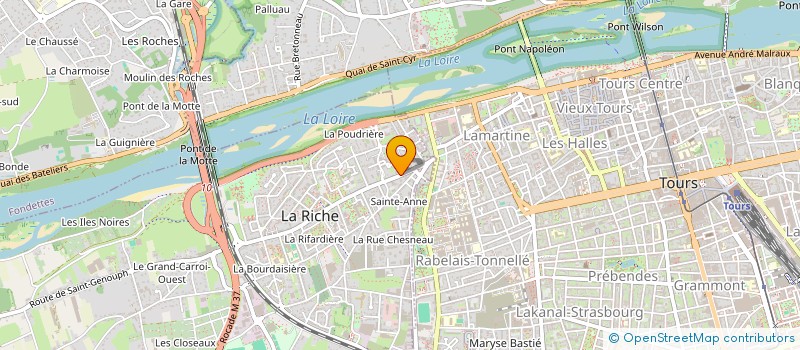 localisation de l'entreprise INDIVISION TALON H&M  LA RICHE