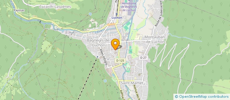 localisation de l'entreprise INDIVISION TALOU  BAGNERES-DE-LUCHON