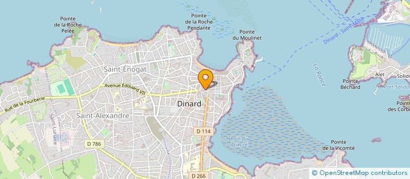 localisation de l'entreprise INDIVISION TAMBOSCO-SEUX-DUPLA  DINARD