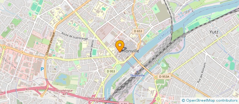 localisation de l'entreprise INDIVISION TARANTINI - WILHELM à THIONVILLE