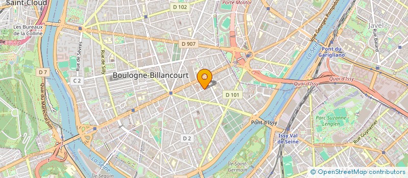 localisation de l'entreprise INDIVISION TARASIUK PERION à BOULOGNE-BILLANCOURT
