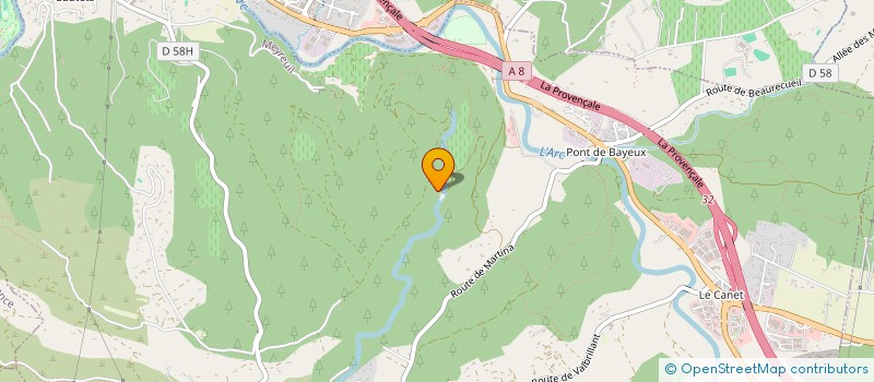 localisation de l'entreprise INDIVISION TARDIF - MASSONIE  MEYREUIL