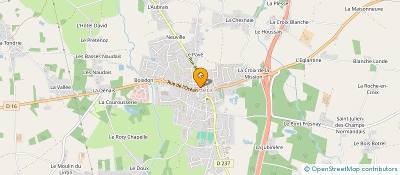 localisation de l'entreprise INDIVISION TARDIVEAU à HERIC