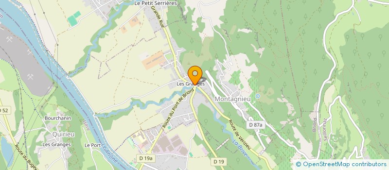 localisation de l'entreprise INDIVISION TARDY LEON JUPPET CORMOZ  SERRIERES-DE-BRIORD