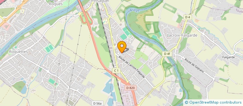 localisation de l'entreprise INDIVISION TARROUX PERRET  PINSAGUEL