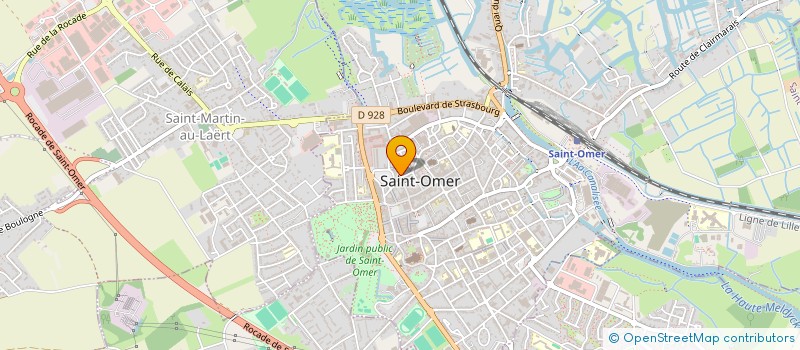 localisation de l'entreprise INDIVISION TASSIN DOMZALSKI  SAINT-OMER