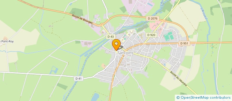 localisation de l'entreprise INDIVISION TATIN GUINAULT  SANCOINS