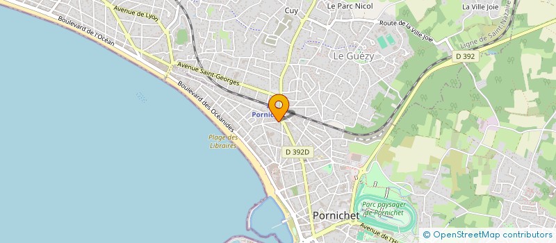 localisation de l'entreprise INDIVISION TAUNAY ET AUGUIN à PORNICHET