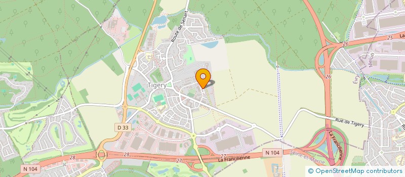 localisation de l'entreprise INDIVISION TAVARES/TRAORE  TIGERY