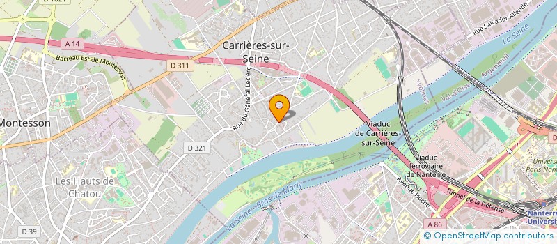 localisation de l'entreprise INDIVISION TAVERNIER VAIDIE à CARRIERES-SUR-SEINE