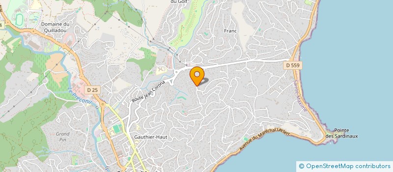 localisation de l'entreprise INDIVISION TAZLARI DELMAS à SAINTE-MAXIME