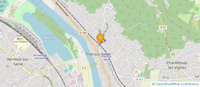 localisation de l'entreprise INDIVISION TCHAGNA YIMEN  TRIEL-SUR-SEINE