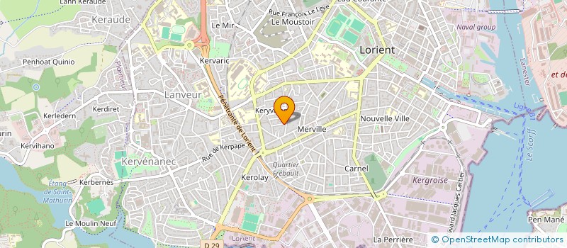 localisation de l'entreprise INDIVISION TCHILIAN ARMEN ET NOLWENN  LORIENT