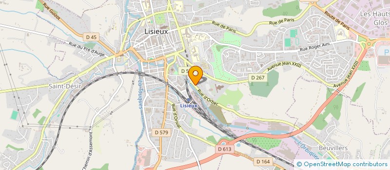 localisation de l'entreprise INDIVISION TEAM EQUISUP QUARNAC DU MESNIL à LISIEUX