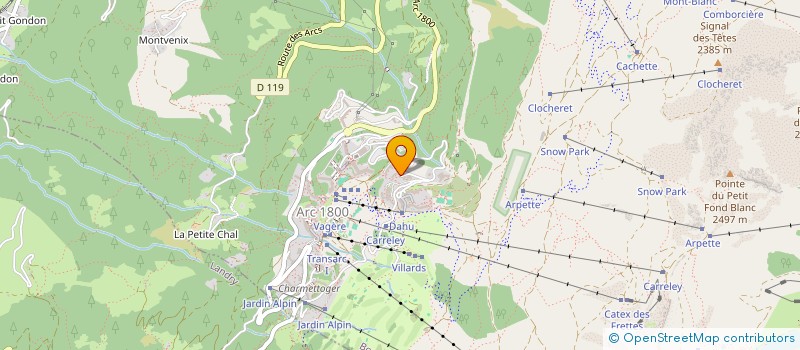 localisation de l'entreprise INDIVISION TEARLE RODERICK ET MARGARET  BOURG-SAINT-MAURICE