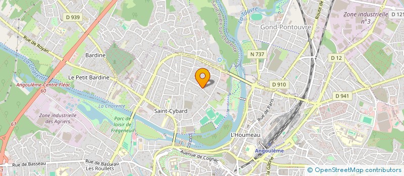 localisation de l'entreprise INDIVISION TEHEL à ANGOULEME