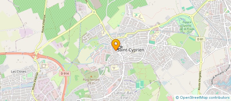 localisation de l'entreprise INDIVISION TEIXIDOR  SAINT-CYPRIEN