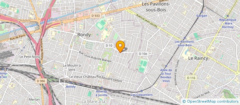 localisation de l'entreprise INDIVISION TEKO à BONDY