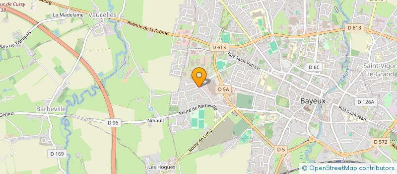 localisation de l'entreprise INDIVISION TENCE-LEMOINE  BAYEUX