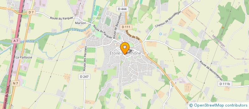 localisation de l'entreprise INDIVISION TERRAT  ETOILE-SUR-RHONE